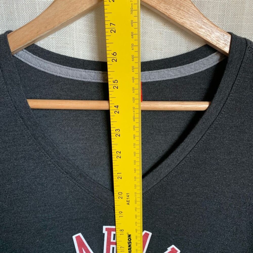 Nike Womens Alabama Crimson Tide Top Size L V-Neck T Shirt Sporty Collegiate Fan - Picture 8 of 13